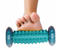 Spiky roller ball for feet