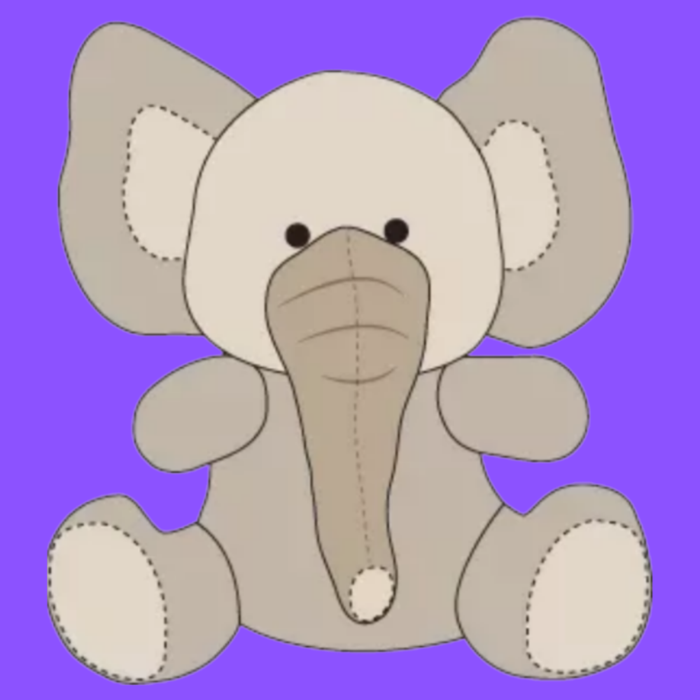 Why do kids love the plush weighted toy elephant